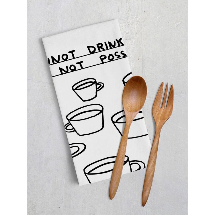 David Shrigley Too Much Tea Tea Towel