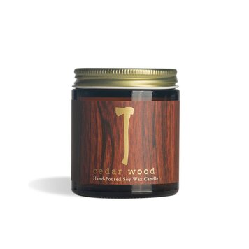 Kalastyle Home Cedar Wood Candle 4 oz Jar