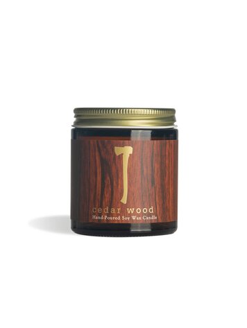 Kalastyle Home Cedar Wood Candle 4 oz Jar