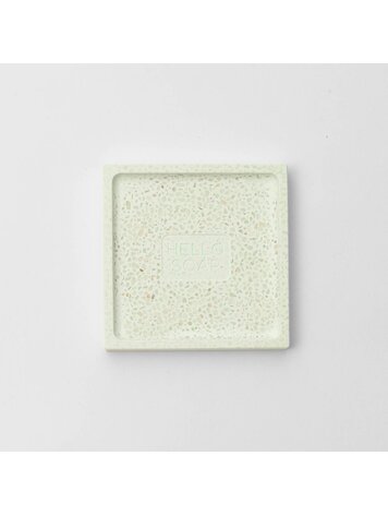 Hello Soap Green Diatomite Soap Dish