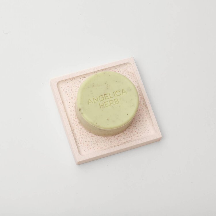 Hello Soap Pink Diatomite Soap Dish