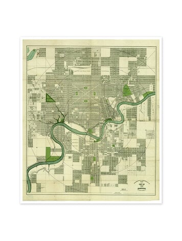 Vivid Archives Driscoll & Knight Edmonton Map 1912
