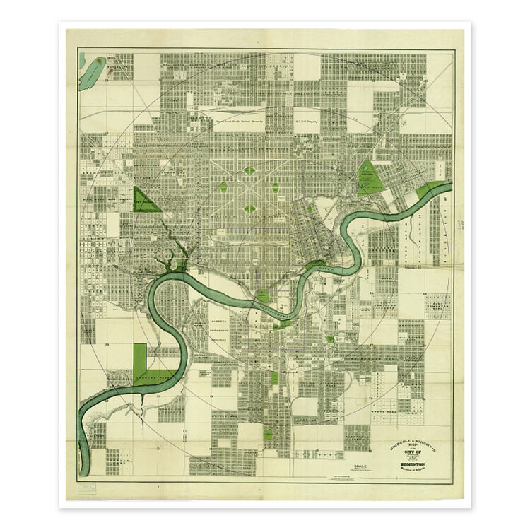 Vivid Archives Driscoll & Knight Edmonton Map 1912