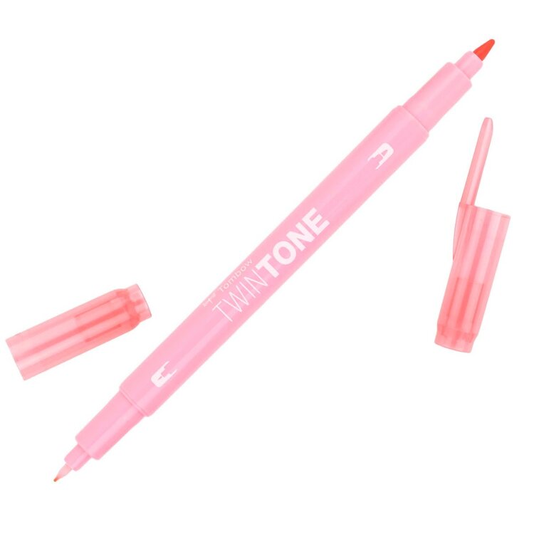 Tombow TwinTone Marker Peach Pink