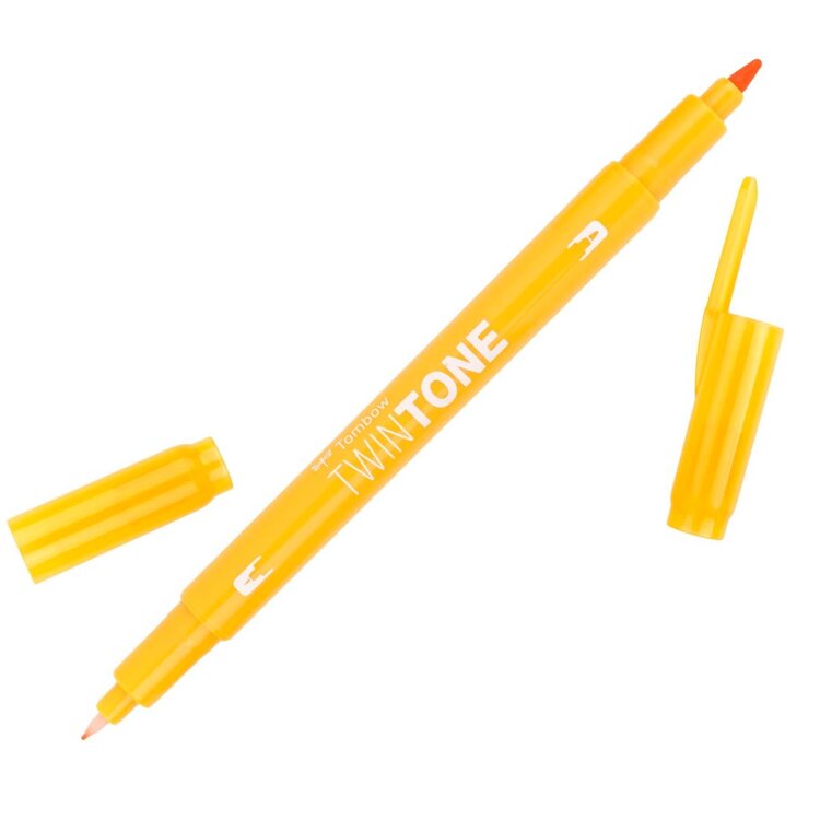 Tombow TwinTone Marker Chrome Yellow