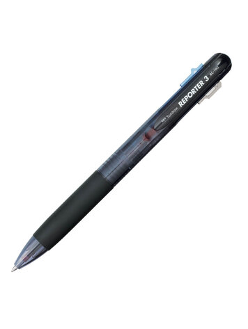 Tombow Reporter 3-Color Ballpoint Pen, Smoke