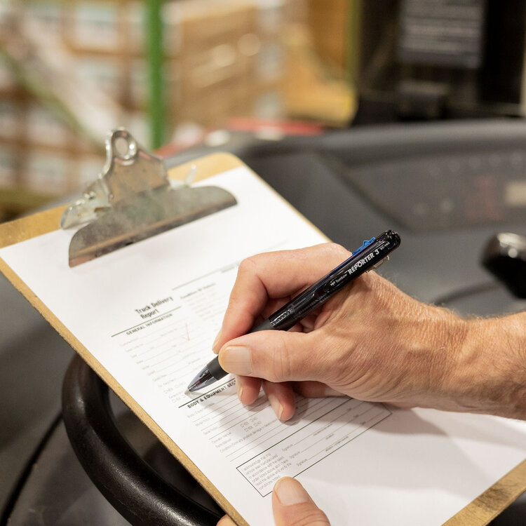 Tombow Reporter 3-Color Ballpoint Pen, Smoke