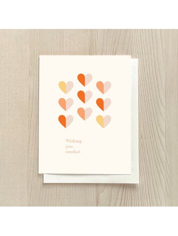 Vivid Print Wishing You Comfort