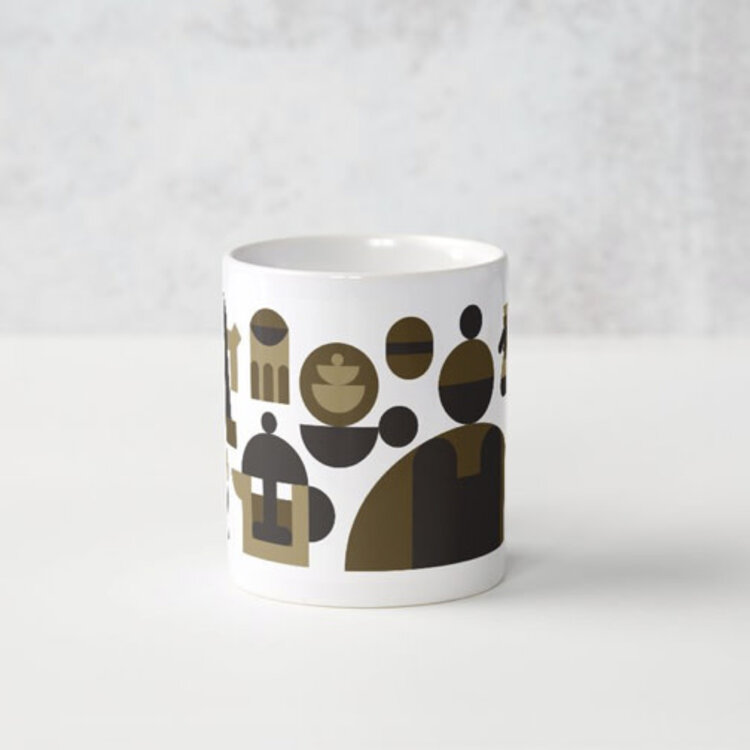 Bee Waeland Let's Do Coffee Mug
