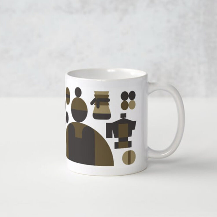 Bee Waeland Let's Do Coffee Mug
