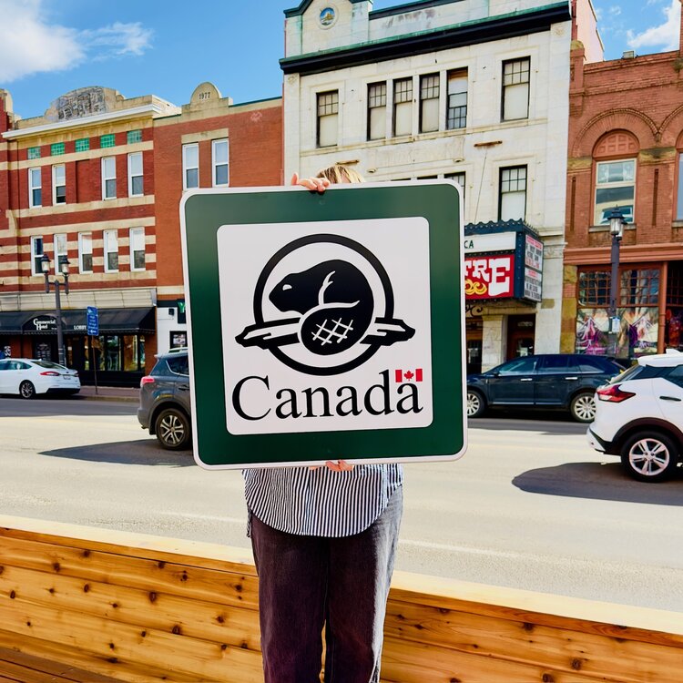 Vivid Print Parks Canada Sign