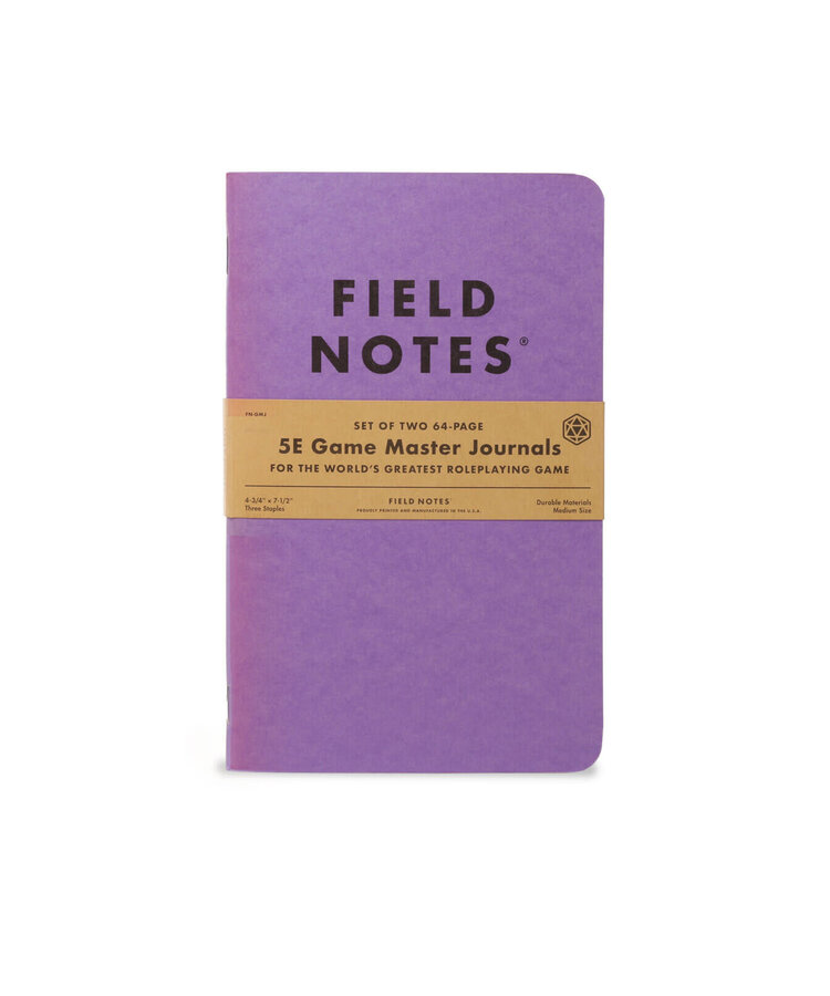 Field Notes 5E Game Master Journal