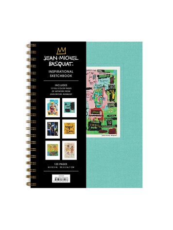 Galison Mudpuppy Jean-Michel Basquiat Inspirational Sketchbook