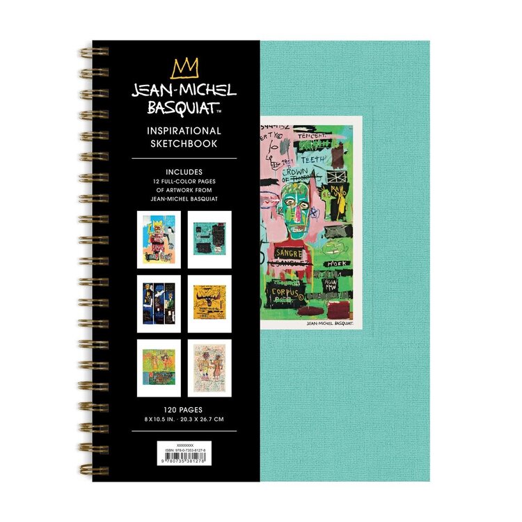 Galison Mudpuppy Jean-Michel Basquiat Inspirational Sketchbook