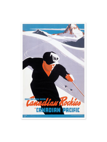 Vivid Print Banff-Lake Louise Region, Canadian Rockies