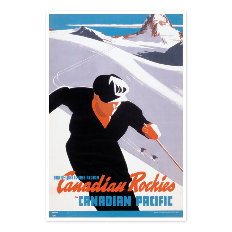 Vivid Print Banff-Lake Louise Region, Canadian Rockies