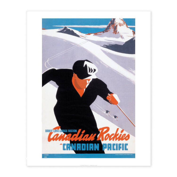 Vivid Print Banff-Lake Louise Region, Canadian Rockies