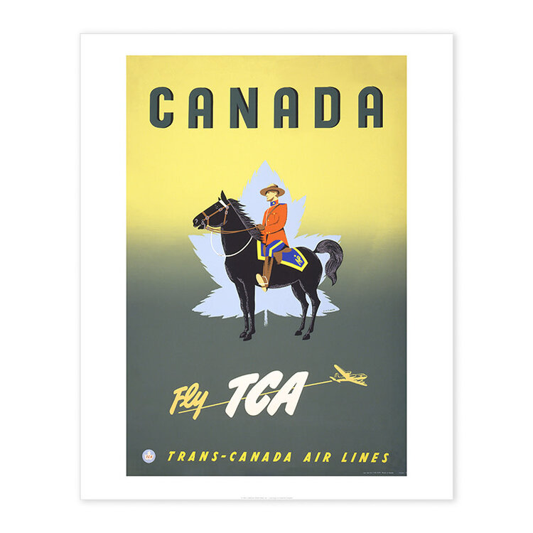 Vivid Print Canada - fly TCA, Trans-Canada Air Lines