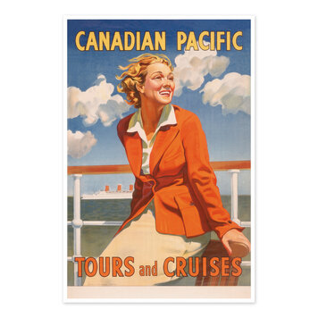 Vivid Print Canadian Pacific Tours and Cruises Vivid Print Canadian Pacific Tours and Cruises