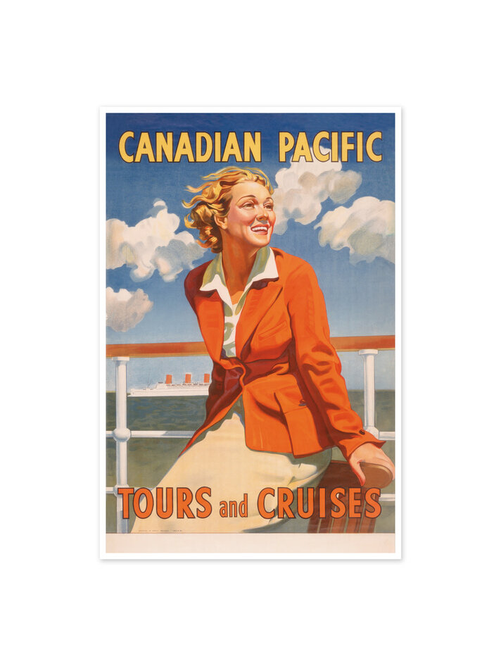 Cruise the Great Lakes Canadian Pacific | Vivid Print | Bee Waeland