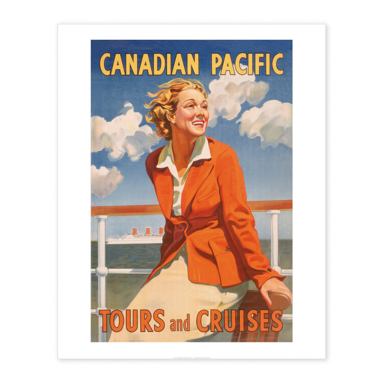 Vivid Print Canadian Pacific Tours and Cruises