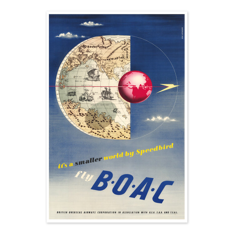 Vivid Print Fly BOAC
