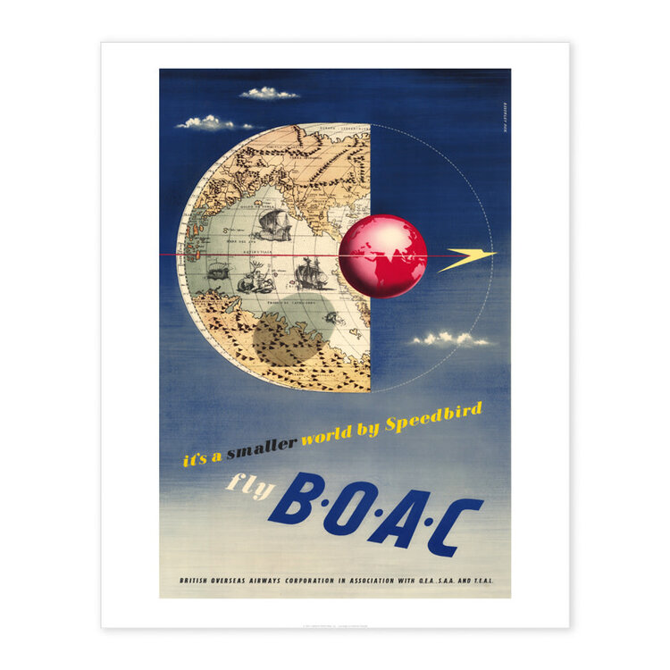Vivid Print Fly BOAC