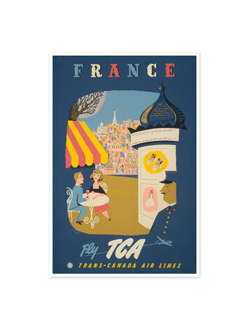 Vivid Print France - Fly TCA, Trans-Canada Air Lines