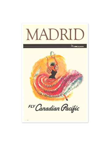 Vivid Print Madrid Canadian Pacific Airlines