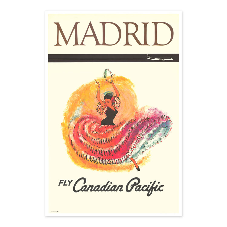 Vivid Print Madrid Canadian Pacific Airlines