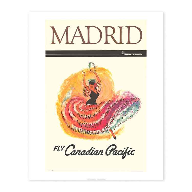 Vivid Print Madrid Canadian Pacific Airlines