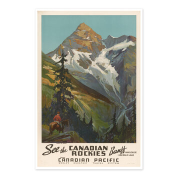 Vivid Print See the Canadian Rockies Banff