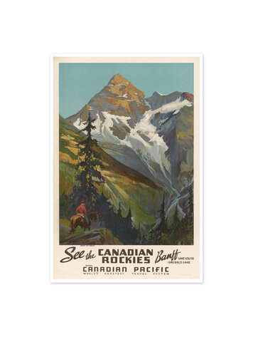 Vivid Print See the Canadian Rockies Banff