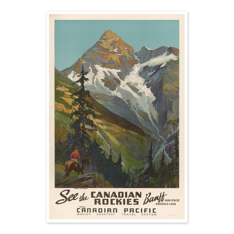 Vivid Print See the Canadian Rockies Banff