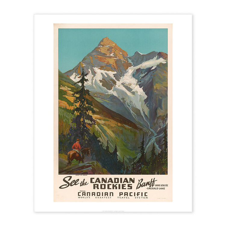 Vivid Print See the Canadian Rockies Banff