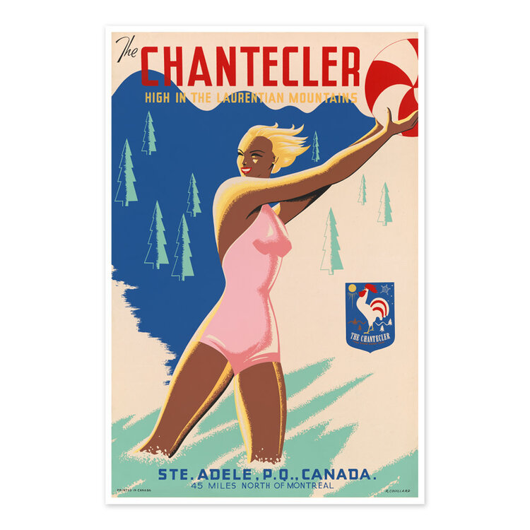 Vivid Print The Chantecler