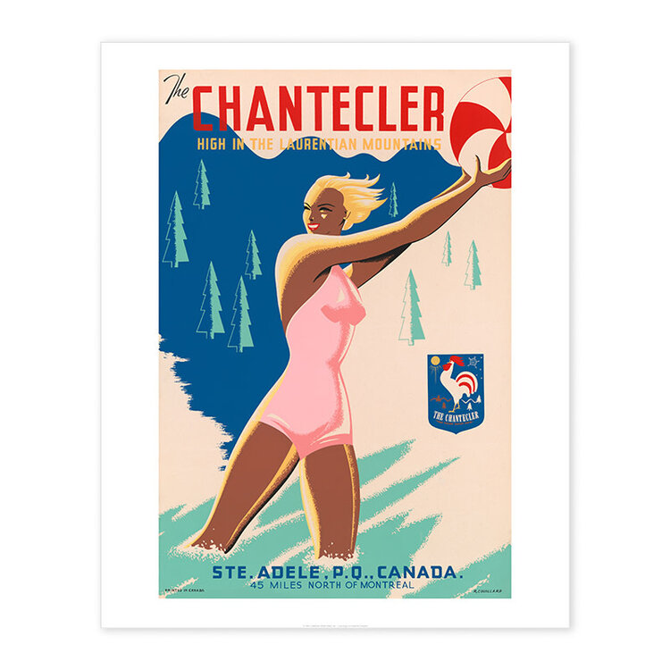 Vivid Print The Chantecler