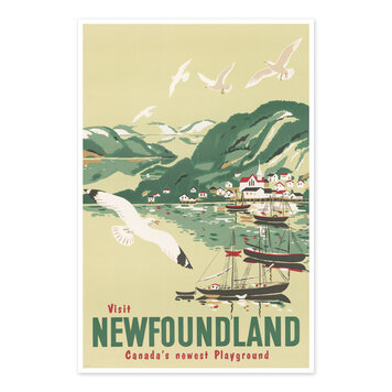 Vivid Print Visit Newfoundland, Canada's Newest Playground