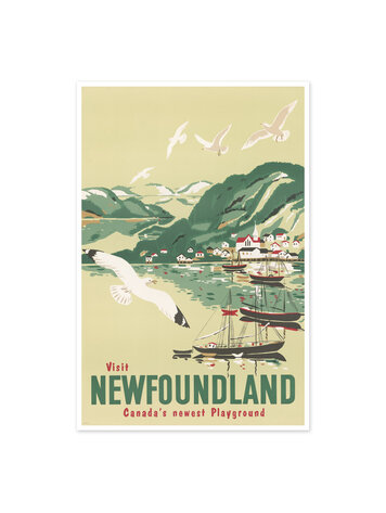Vivid Print Visit Newfoundland, Canada's Newest Playground