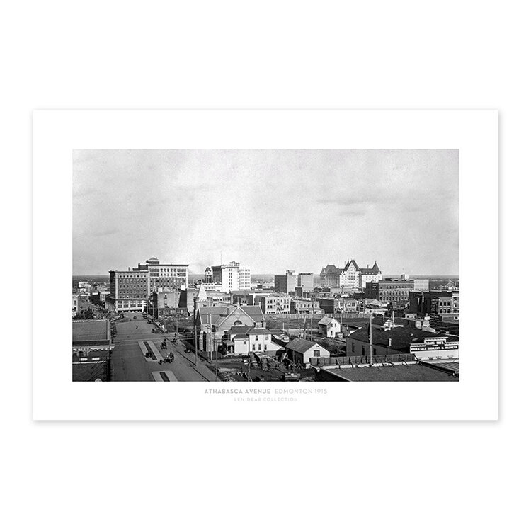 Vivid Archives Athabasca Avenue Edmonton 1915