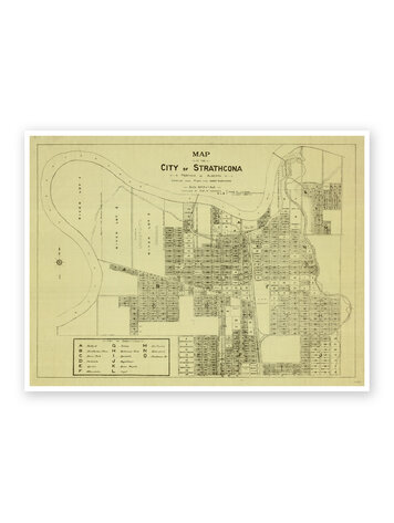 Vivid Archives City of Strathcona Map 1907