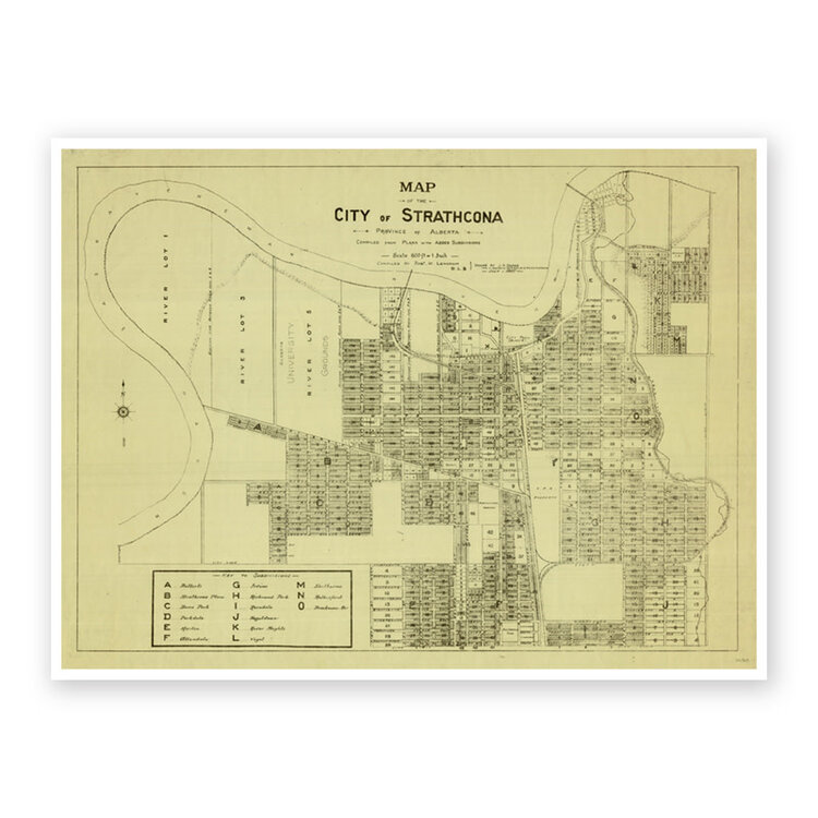 Vivid Archives City of Strathcona Map 1907