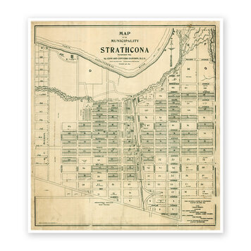 Vivid Archives Map of Strathcona 1899
