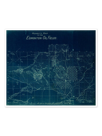 Vivid Archives Mundy's Map of Edmonton Oil Fields