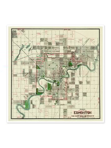 Vivid Archives Mundy’s Map of Greater Edmonton 1912