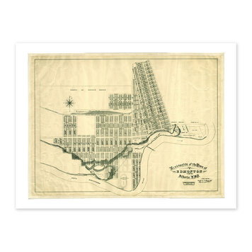 Vivid Archives Town of Edmonton Map 1908