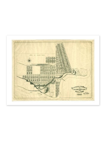 Vivid Archives Town of Edmonton Map 1908