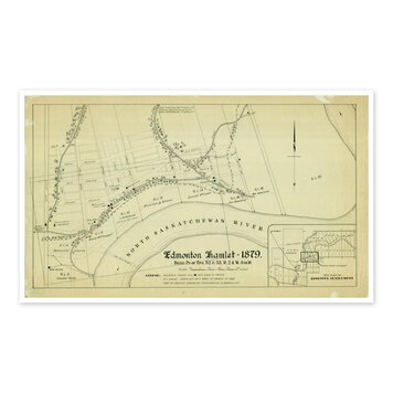 Vivid Archives Edmonton Hamlet Map 1879