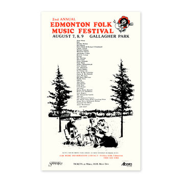 Edmonton Folk Music Festival Edmonton Folk Music Festival 1981 Poster