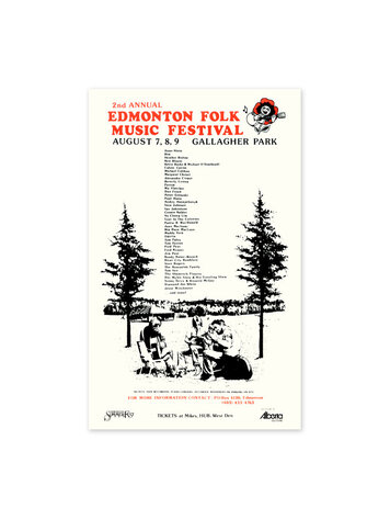 Edmonton Folk Music Festival Edmonton Folk Music Festival 1981 Poster